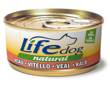 Lifedog Natural veal with vegetables 170 gr.